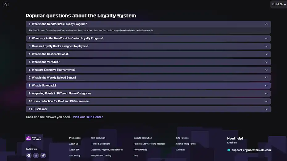 Need for Slots RakeBack