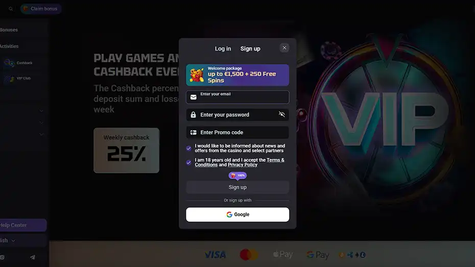 Need for Slots Registration