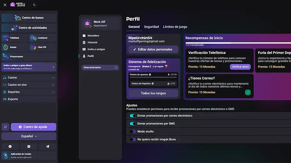 Need for Slots Spain