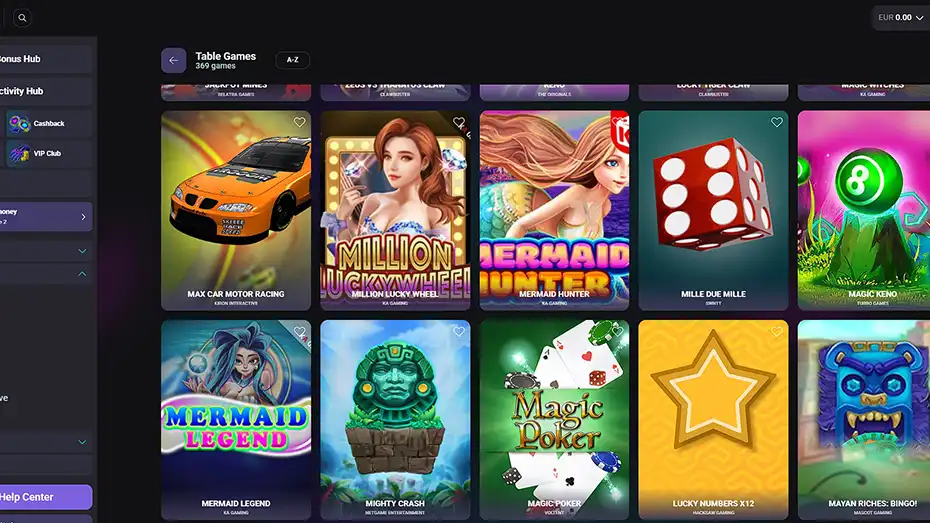 Need for Slots Table