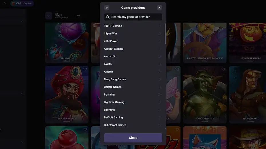 Needforslots Casino Providers