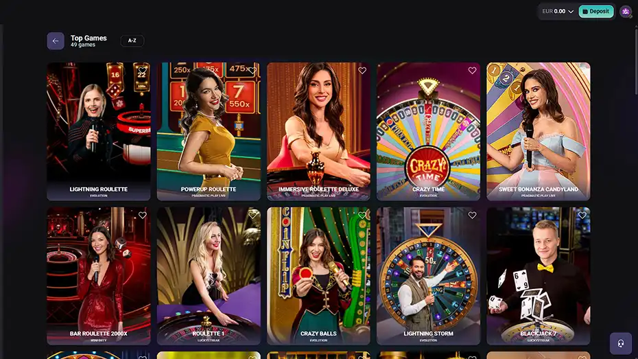 NeedforSlots Casino Top Games