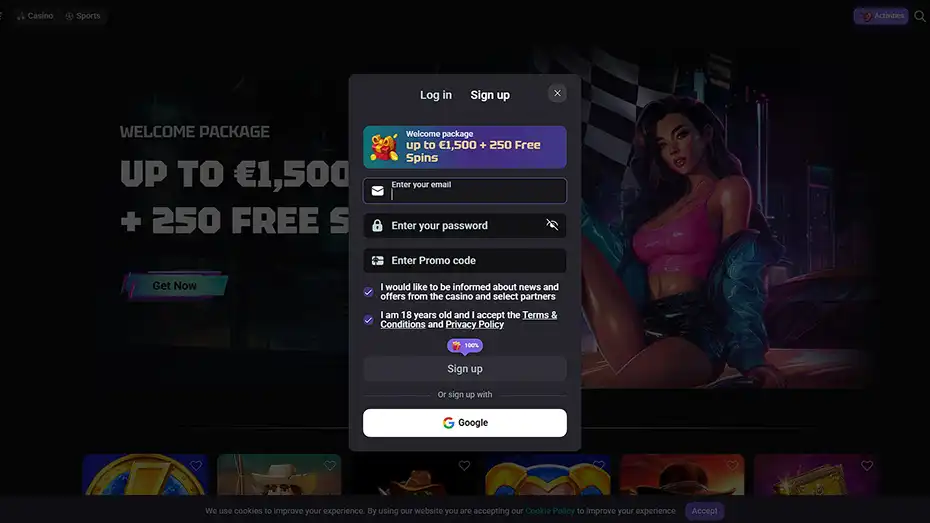 NeedforSlots Registration